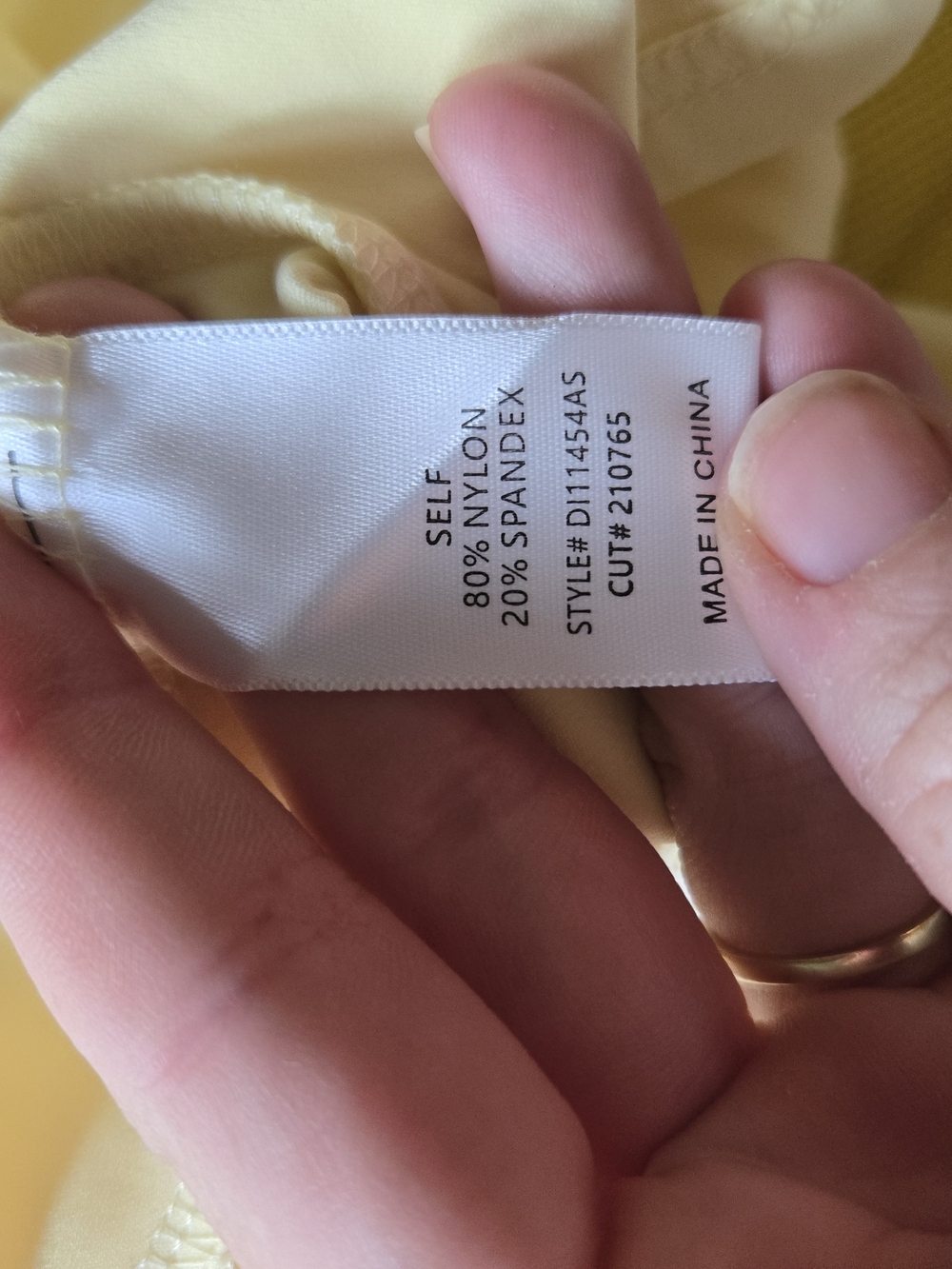 Altard State As Revival Butter Yellow Lace-Trim Athletic Mini Dress - Picture 9 of 10